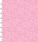 Garden Party Pink Sentiments Fabric