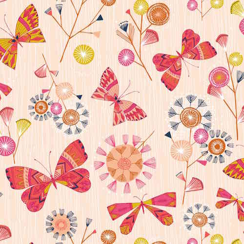 Natures Trail - Butterflies - Pink