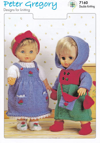 Peter Gregory dolls knitted outfits