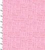 Garden Party Pink Sentiments Fabric