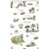 Cats in the Garden fabric