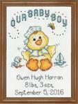Counted Cross Stitch, Our Baby Boy By Karen Harran Save £3.00