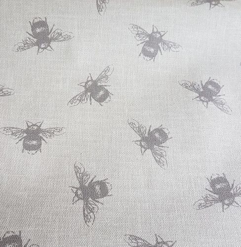 Bees Linen curtain fabric.