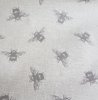 Bees Linen curtain fabric.