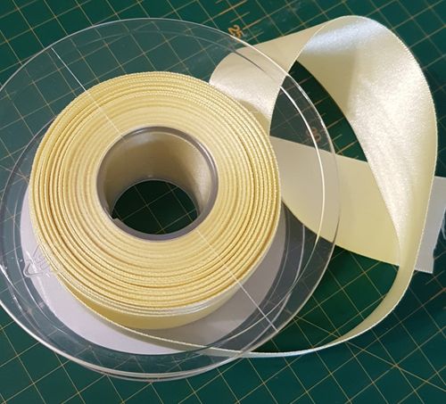 Double faced satin ribbon 35mm
